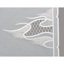 Plauener Stickerei-Schiebepaneele Alys mit Bogen Detailbild