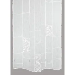 Modern bestickte Flächengardine Amelie breit