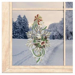 Fensterbild Winterlandschaft aus Plauener Spitze
