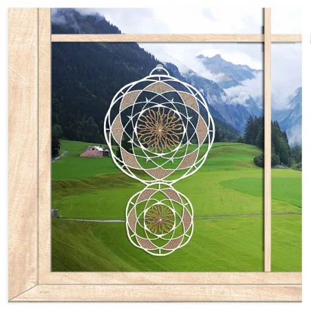 Modernes Plauener Spitzenbild Cirkel