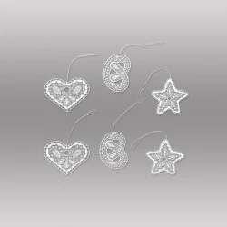 Weihnachts-Anhänger Pfefferkuchen aus Plauenern Spitze