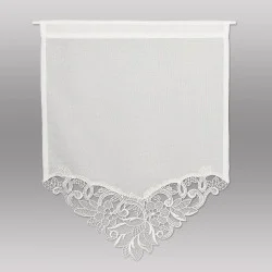 Eleganter Spitzen-Scheibenhänger Nadine in natur