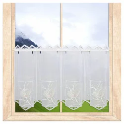 Zeitloser Stickerei-Kurzstore Johanna Plauener Spitze