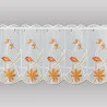 Bestickte Bistrogardine Herbstlaub 35 cm