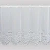 Moderne Stickerei-Scheibengardine Maike 55 cm hoch