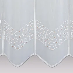 Moderne Stickerei-Bistrogardine Kira Detailbild