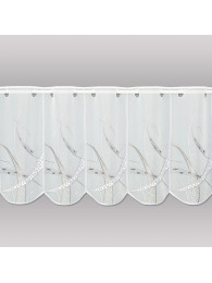 Moderner Scheibenhänger Inspiration weiß-taupe 35 cm hoch