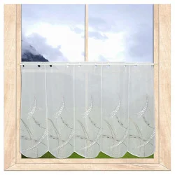 Moderner Scheibenhänger Inspiration weiß-taupe 55 cm hoch