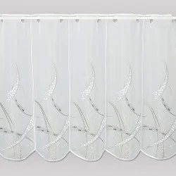 Moderner Scheibenhänger Inspiration weiß-taupe 55 cm hoch