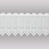 Klassische weiße Kurzgardine Nele 30 cm hoch