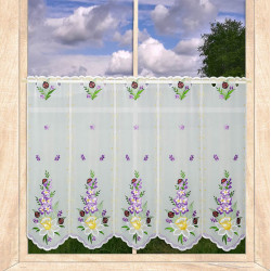 Stickerei-Panneau Frühlingsstrauss 55 cm hoch