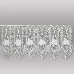 Spitzengardine Pfingstrose in natur-weiß