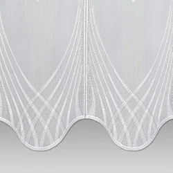 Elegant bestickte Kurzgardine Mareike  Detailbild