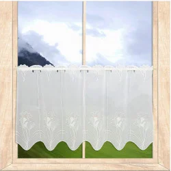 Eindrucksvoller Stickerei-Kurzstore Fabricia 55 cm hoch