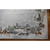 Winterliche Gobelin-Mitteldecke Schwarzwald Detailbild