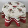 Festliche rund Gobelin-Tischdecke Zierliches Gesteck