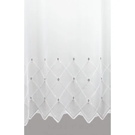 Muster der Plauener Stickerei-Gardine Talina