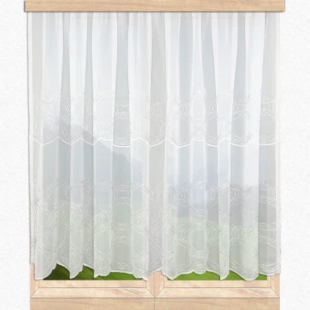 Charmante Plauener Stickerei-Gardine Ina