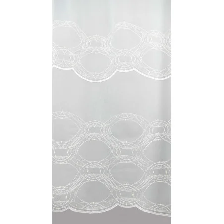 Muster der Plauener Stickerei-Gardine Ina