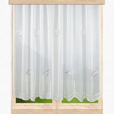 Moderne Plauener Stickereigardine Henrike