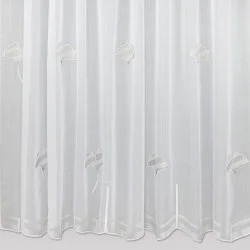 Moderne Plauener Stickereigardine Henrike