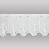 Moderne Stickerei-Kurzgardine Sancia 30 cm