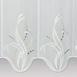 Moderne Stickerei-Kurzgardine Sancia Detailbild