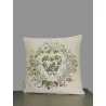 Ansprechende Gobelin-Kissenhülle Garten 45x45 cm