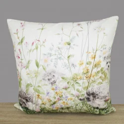 Baumwoll-Kissenhülle Igelwiese