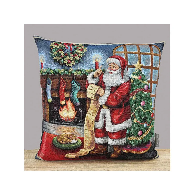 Gobelin-Kissenbezug Wunschzettel