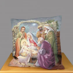 Gobelin-Kissenbezug Bethlehem 45x45 cm