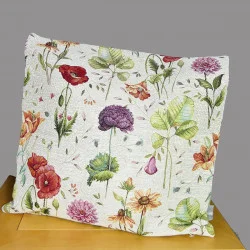 Gobelin-Kissenbezug Blumenwelt