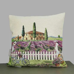 Gobelin-Kissenbezug Villa in der Provence 45x45 cm