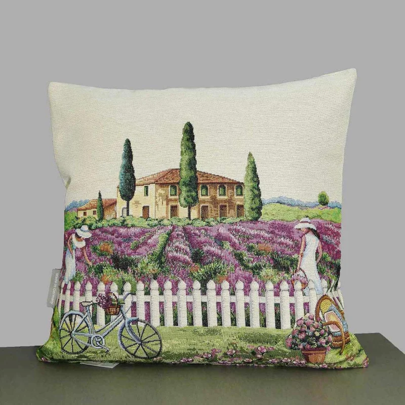 Gobelin-Kissenbezug Villa in der Provence 45x45 cm