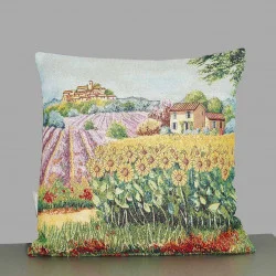 Gobelin-Kissenbezug Provence Country 45x45 cm