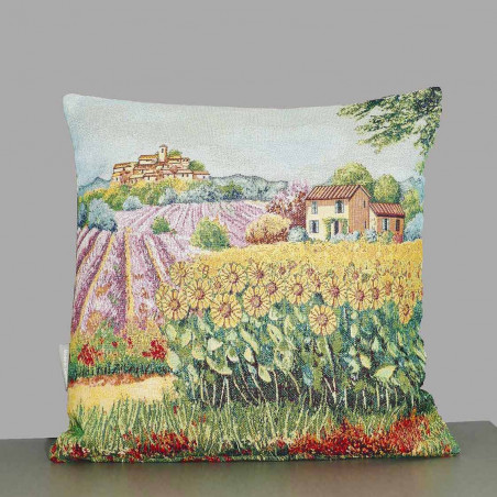 Gobelin-Kissenbezug Provence Country 45x45 cm