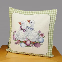 Gobelin-Kissenbezug Gänse 45x45 cm