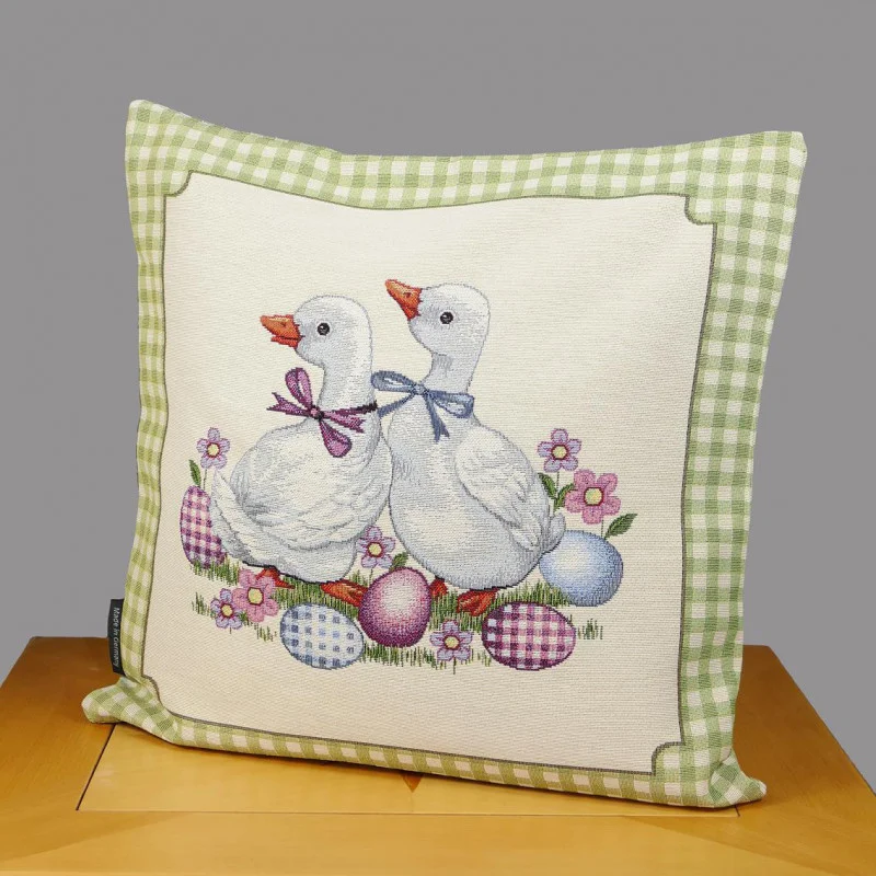 Gobelin-Kissenbezug Gänse 45x45 cm