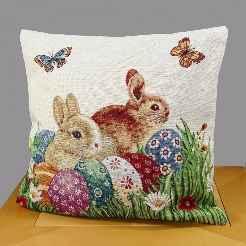 Gobelin Kissenbezug Oster-Überraschung 45 x 45 cm