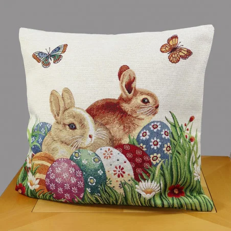 Gobelin Kissenbezug Oster-Überraschung 45 x 45 cm
