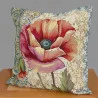 Gobelin Kissenhülle Mohnblüte 45x45 cm