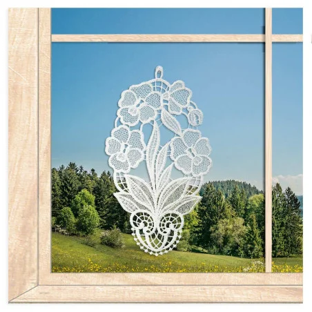 Kleines Fensterbild Löwenmaul in natur