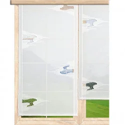 Gerade Plauener Stickerei-Schiebepaneele Alys