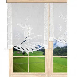 Attraktiv bestickte Schiebepaneele Esmé mit Bogen