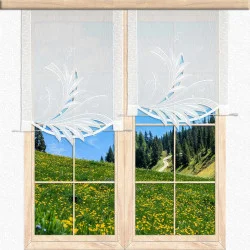 Attraktiv bestickte Schiebepaneele Esmé mit Bogen