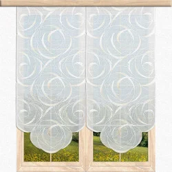 Flächengardine Diane in weiß-beige