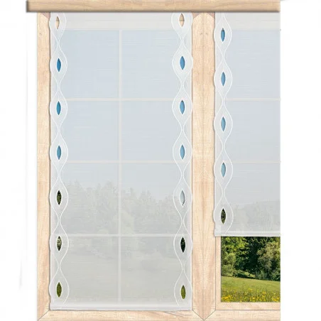 Flächengardine Nanette mit geradem Abschluß