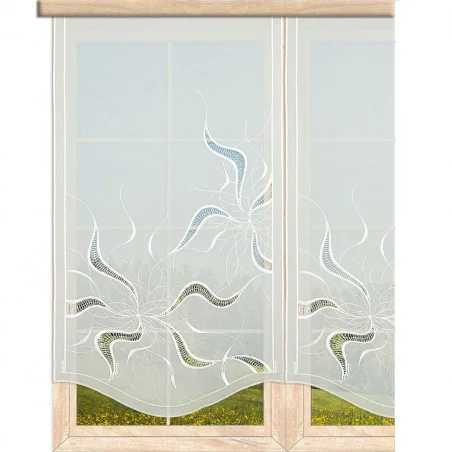 Zeitlose Flächengardine Alyssa in natur