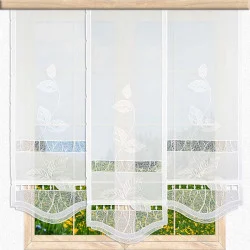 Attraktive bestickte Schiebepaneele Silja dekoration