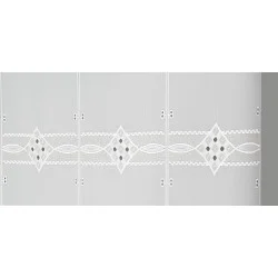 Modern besticktes Raffrollo Kendra  Einsatz